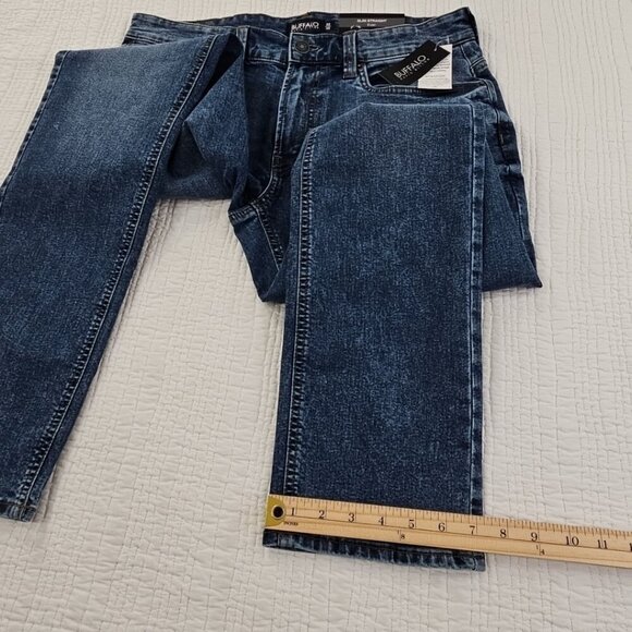 Buffalo David Bitton Evan Jeans Men's 32x32 NEW Medium Wash Straight Stretch NWT - Picture 15 of 16